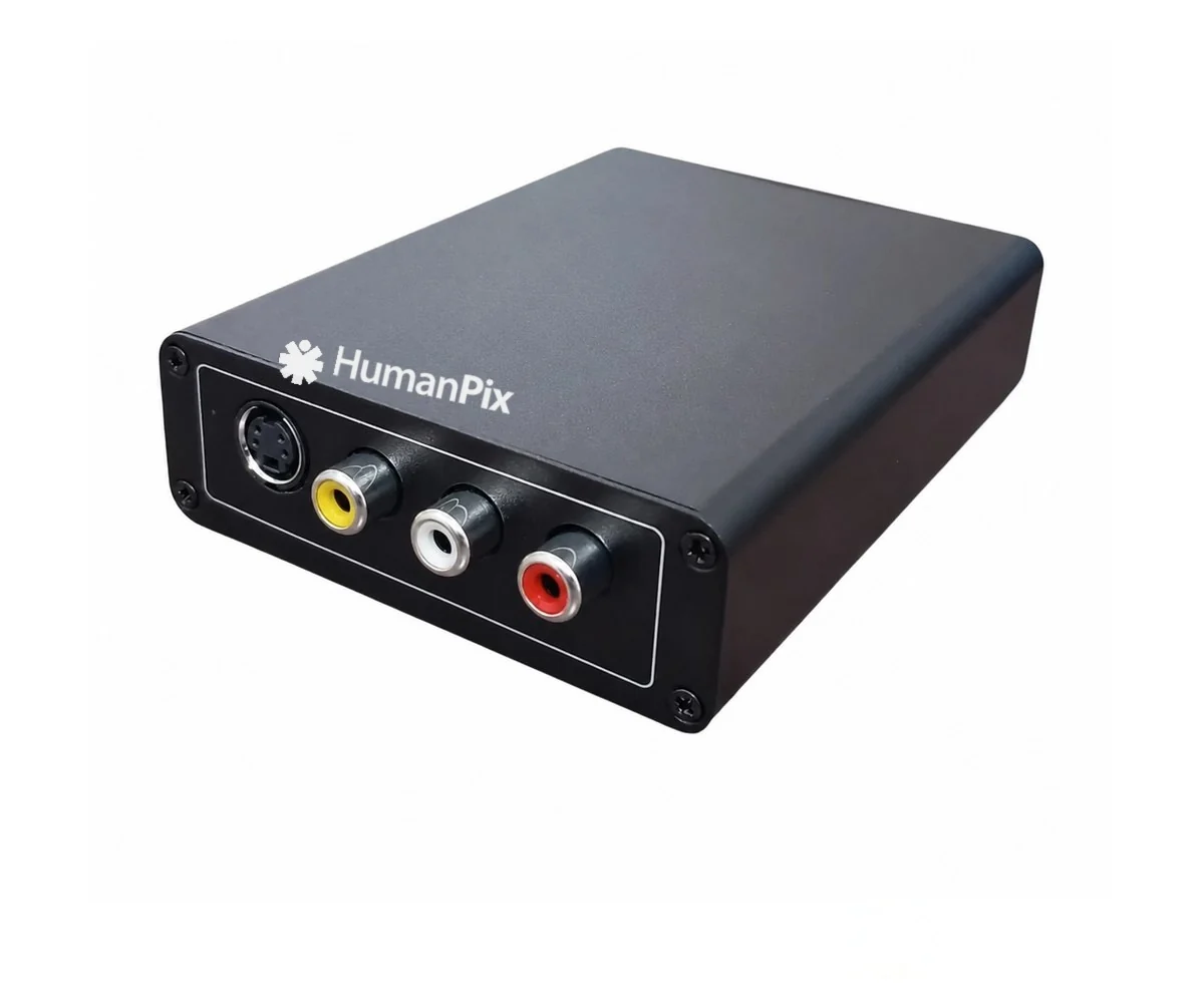 Conversor de S-Video e AV composto para HDMI
